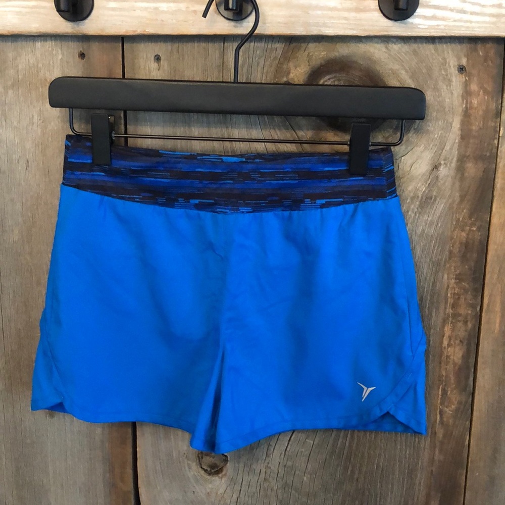 Old Navy Active Blue Running Shorts Large 10 12 Girls